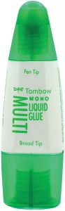 Tombow 62191 Mono Multi Liquid Glue – Dual Tip Multi-Purpose Glue