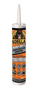 Gorilla Heavy Duty Construction Adhesive – for Mounting Mirrors