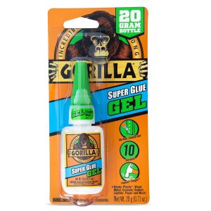 Gorilla Super Glue Gel – for Broken Glass