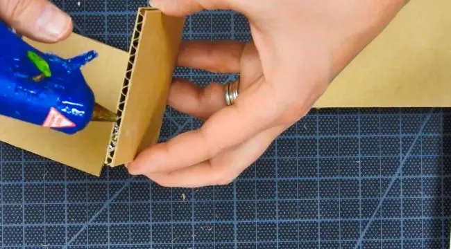 Gluing Cardboard