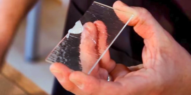 Gluing Glass to Plastic