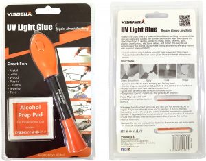 GUGUYeah UV Light Glue Kit Clear Adhesive Liquid Plastic Welder