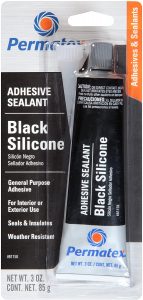 Permatex 81158 Black Silicone Adhesive Sealant