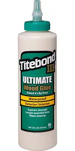 Titebond III Ultimate Waterproof Interior/Exterior Wood Glue