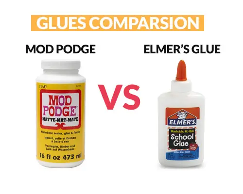 Mod Podge vs Elmer’s Glue comparsion