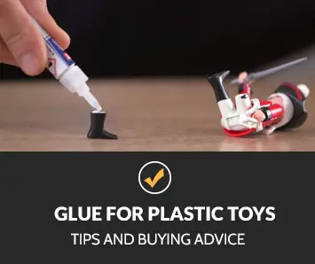 How to glue plastic toys