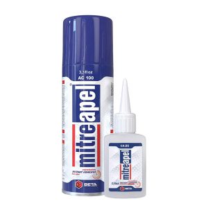 MITREAPEL Super CA Glue with Spray Adhesive Activator 