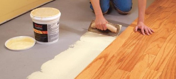 Gluing Hardwood Floors To Concrete, Can I Glue Hardwood Flooring To Concrete