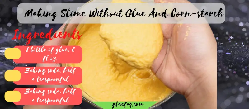 Making Slime Without Glue And Corn-starch