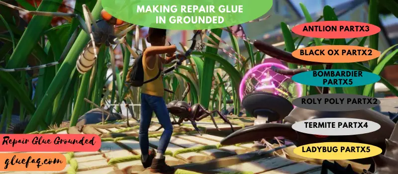 make Repair Glue in Grounded